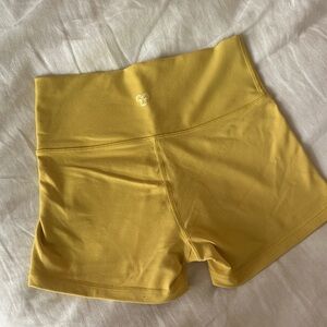 Yellow TNA “Butter” Shorts